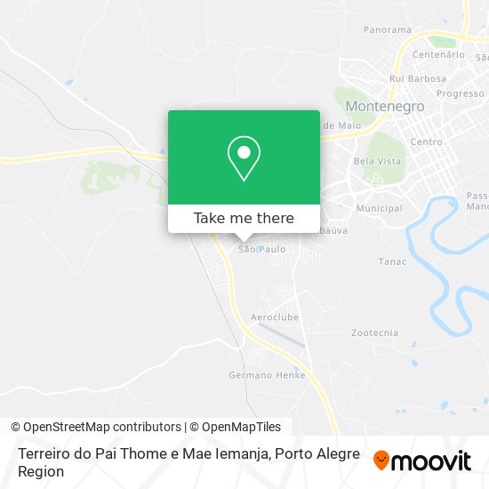 Terreiro do Pai Thome e Mae Iemanja map