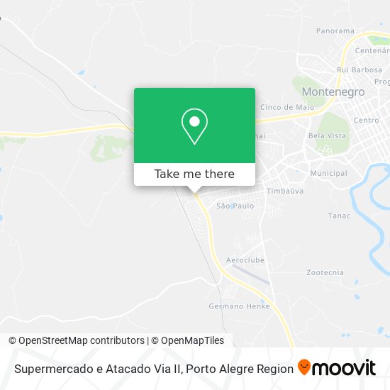 Supermercado e Atacado Via II map