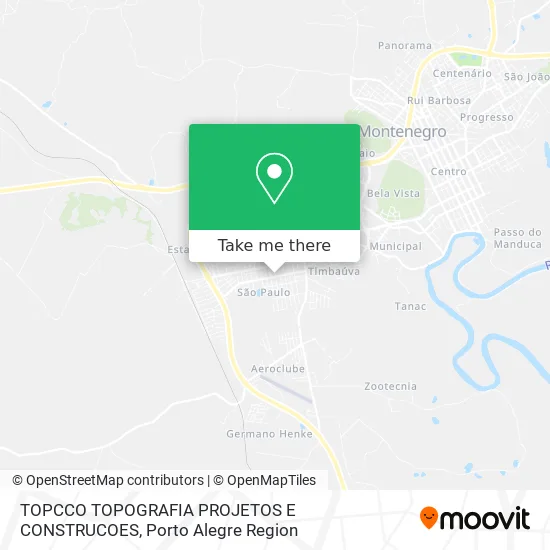 TOPCCO TOPOGRAFIA PROJETOS E CONSTRUCOES map