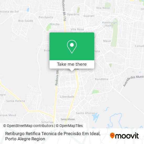 Retiburgo Retífica Técnica de Precisão Em Ideal map