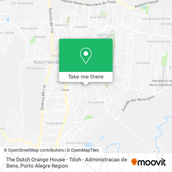 Mapa The Dutch Orange House - Tdoh - Administracao de Bens