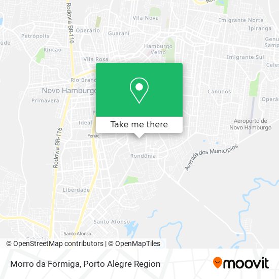 Mapa Morro da Formiga