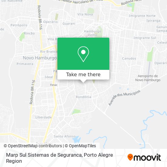 Marp Sul Sistemas de Seguranca map