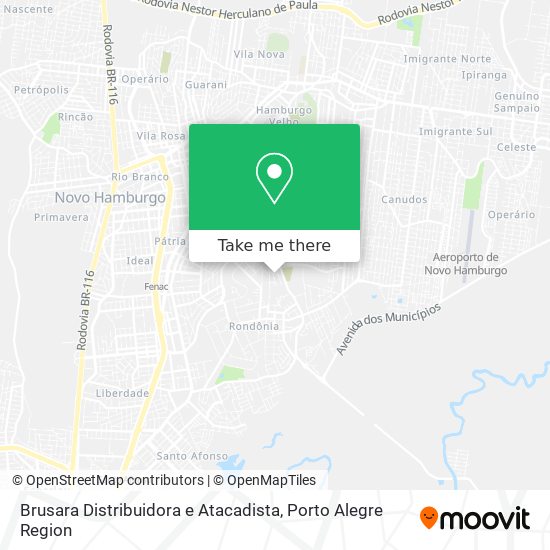 Brusara Distribuidora e Atacadista map