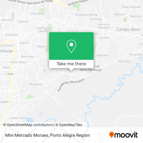 Mini Mercado Moraes map
