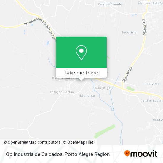 Gp Industria de Calcados map