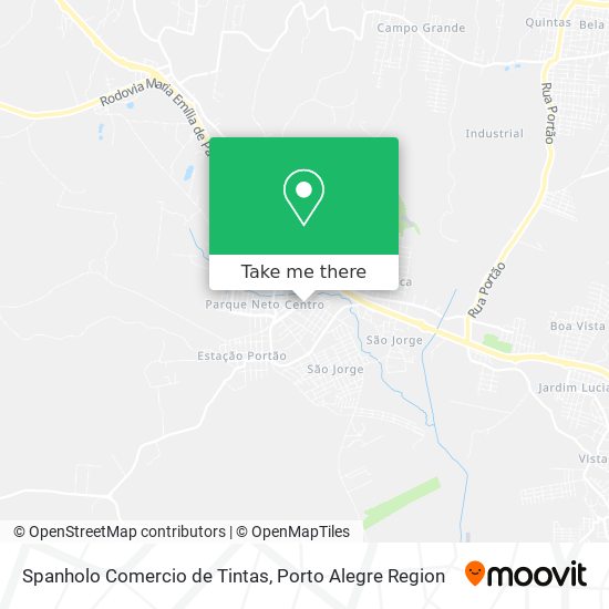 Spanholo Comercio de Tintas map