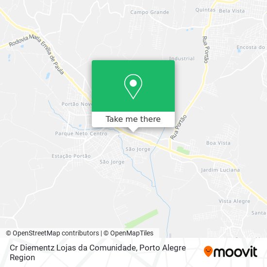 Cr Diementz Lojas da Comunidade map