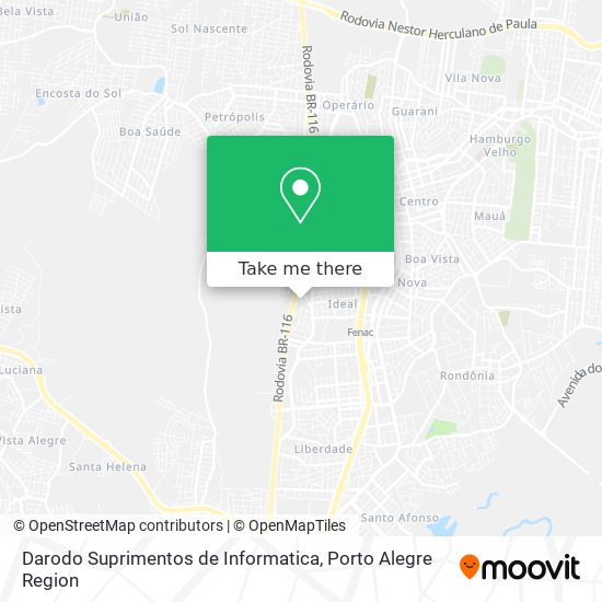 Darodo Suprimentos de Informatica map