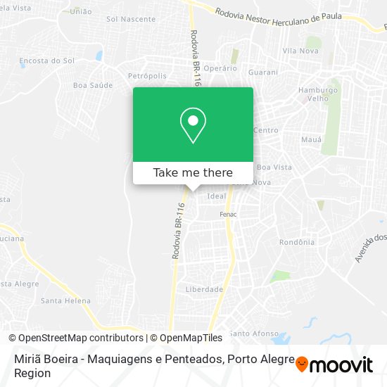 Miriã Boeira - Maquiagens e Penteados map