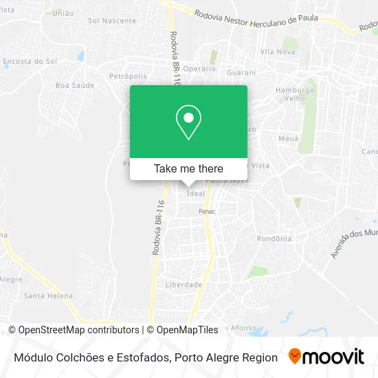 Módulo Colchões e Estofados map
