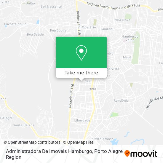 Administradora De Imoveis Hamburgo map