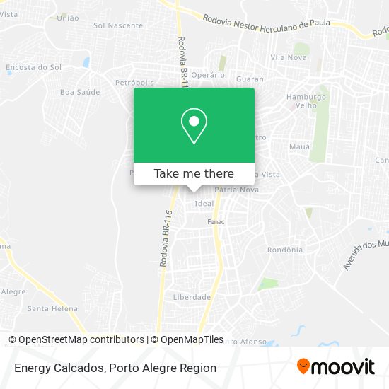 Mapa Energy Calcados