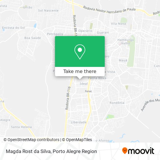 Mapa Magda Rost da Silva