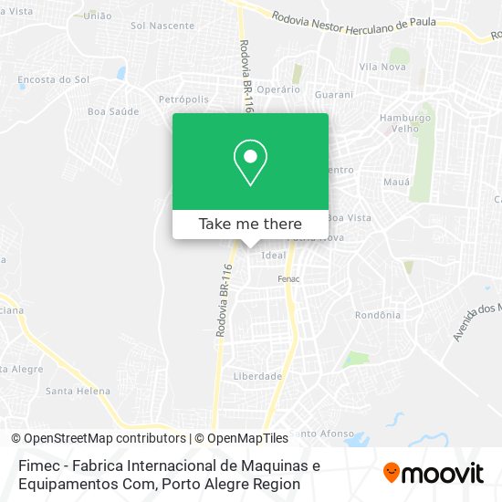 Fimec - Fabrica Internacional de Maquinas e Equipamentos Com map