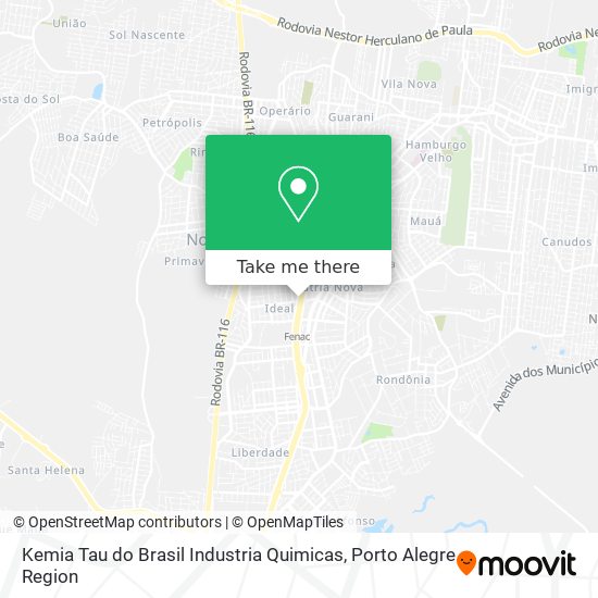 Kemia Tau do Brasil Industria Quimicas map