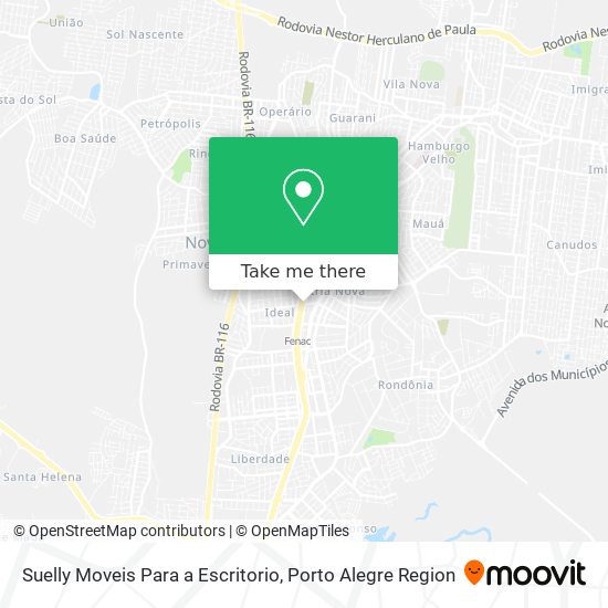 Mapa Suelly Moveis Para a Escritorio