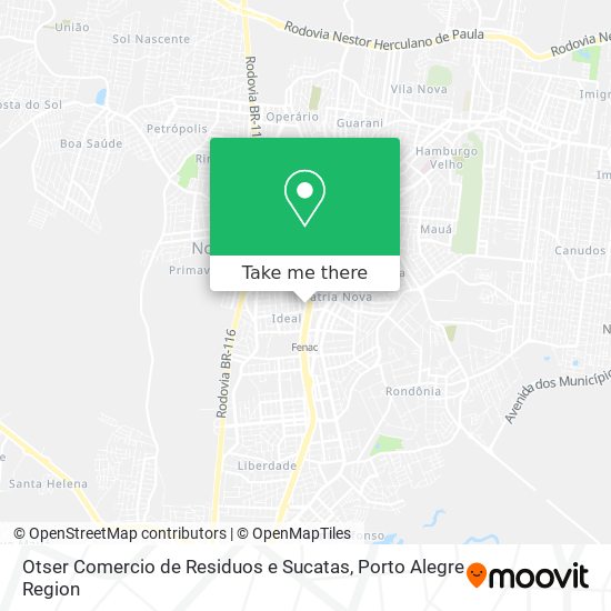 Otser Comercio de Residuos e Sucatas map