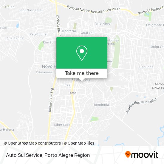 Mapa Auto Sul Service