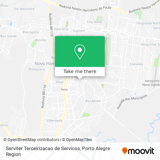 Mapa Serviter Terceirizacao de Servicos