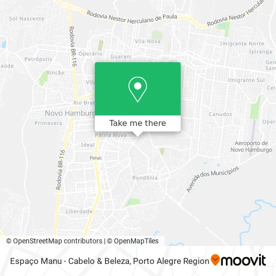 Espaço Manu - Cabelo & Beleza map