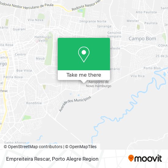 Empreiteira Rescar map