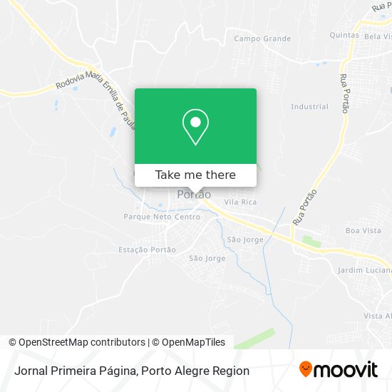 Jornal Primeira Página map