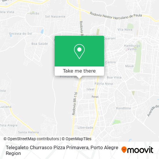 Mapa Telegaleto Churrasco Pizza Primavera