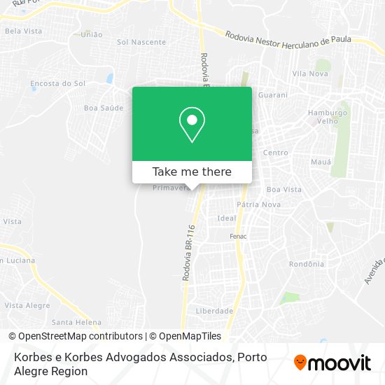 Korbes e Korbes Advogados Associados map