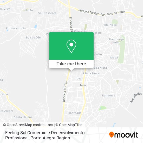 Mapa Feeling Sul Comercio e Desenvolvimento Profissional