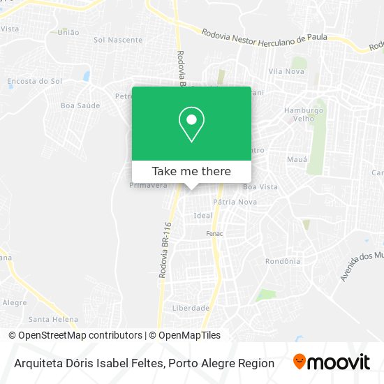 Arquiteta Dóris Isabel Feltes map