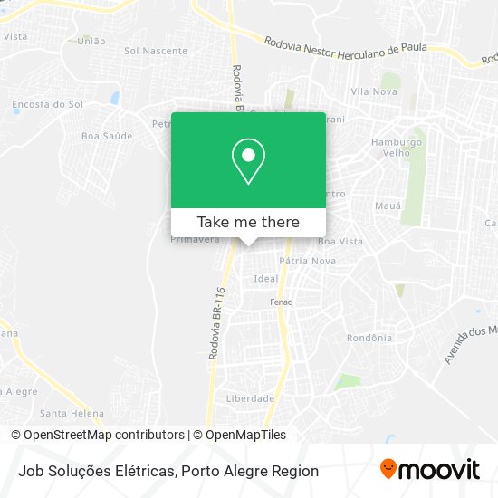 Job Soluções Elétricas map