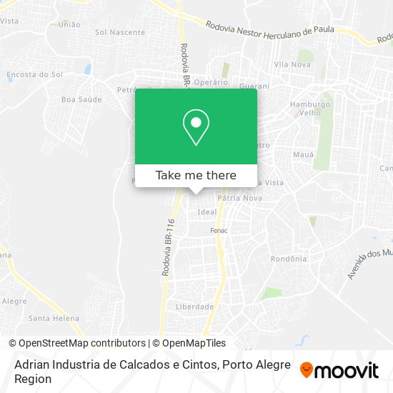 Adrian Industria de Calcados e Cintos map