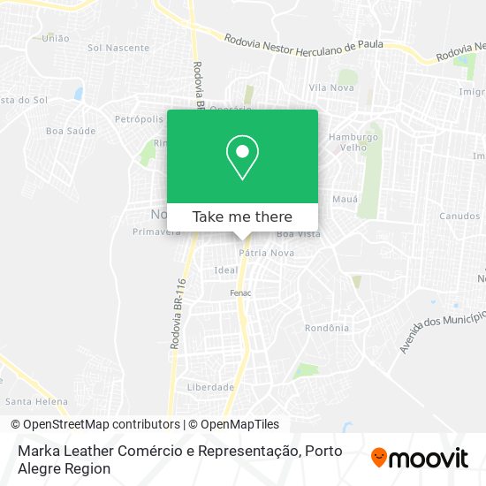 Marka Leather Comércio e Representação map