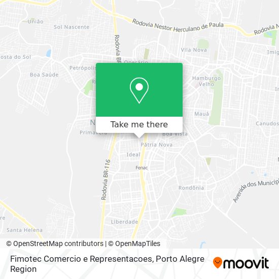 Fimotec Comercio e Representacoes map