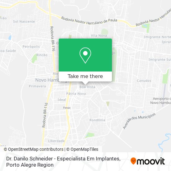 Dr. Danilo Schneider - Especialista Em Implantes map