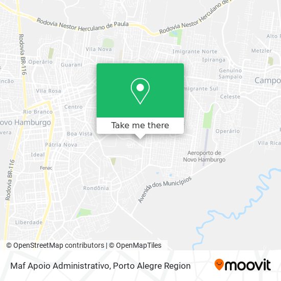 Maf Apoio Administrativo map