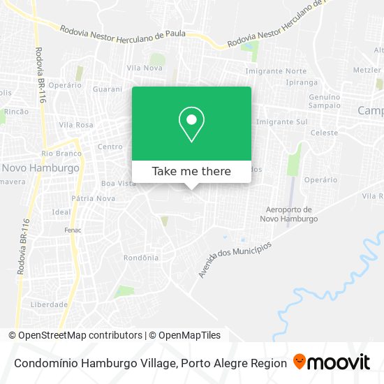 Condomínio Hamburgo Village map