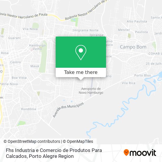 Fhs Industria e Comercio de Produtos Para Calcados map