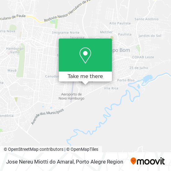 Jose Nereu Miotti do Amaral map