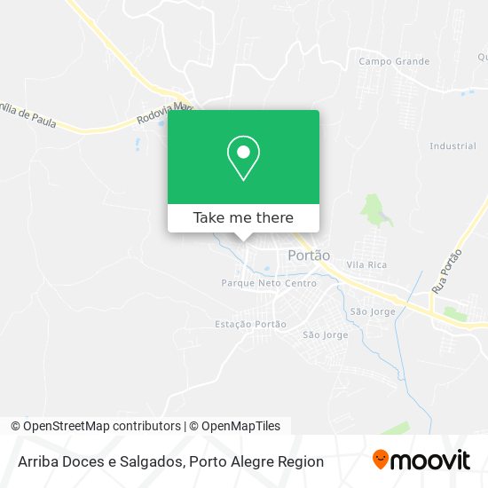Arriba Doces e Salgados map