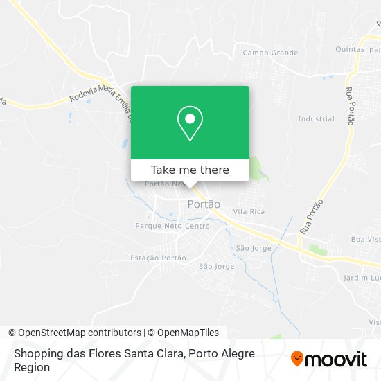 Shopping das Flores Santa Clara map