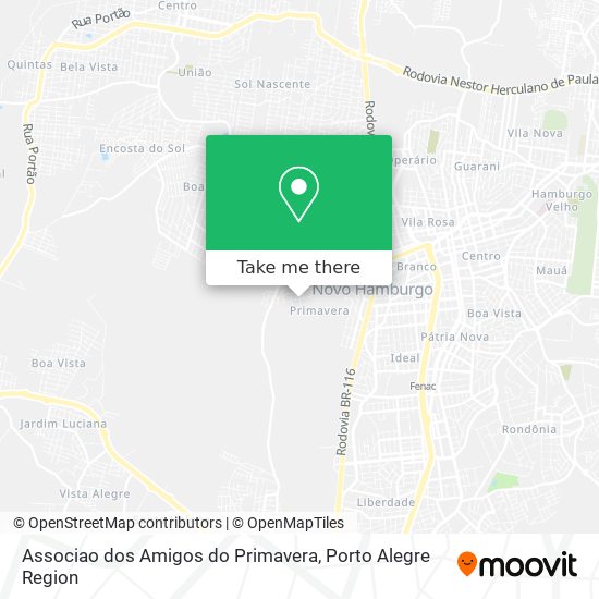 Associao dos Amigos do Primavera map