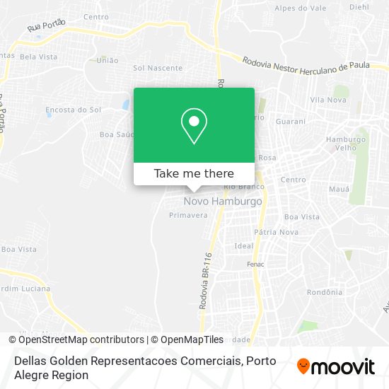 Dellas Golden Representacoes Comerciais map