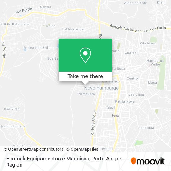 Ecomak Equipamentos e Maquinas map