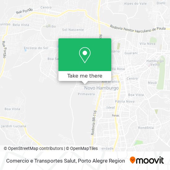 Comercio e Transportes Salut map