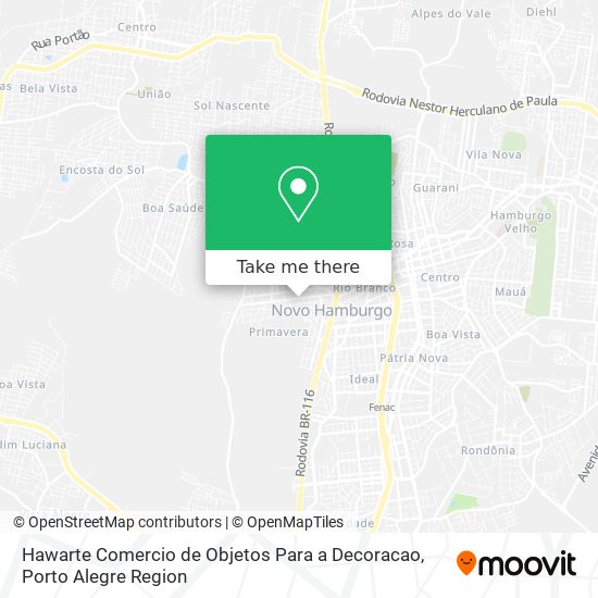 Hawarte Comercio de Objetos Para a Decoracao map