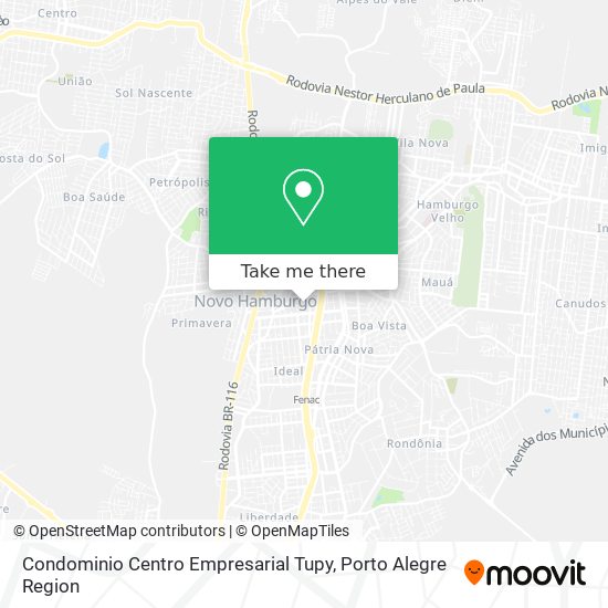 Mapa Condominio Centro Empresarial Tupy