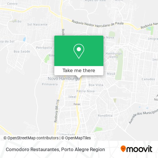 Comodoro Restaurantes map
