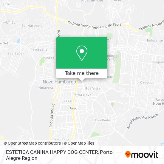 Mapa ESTETICA CANINA HAPPY DOG CENTER